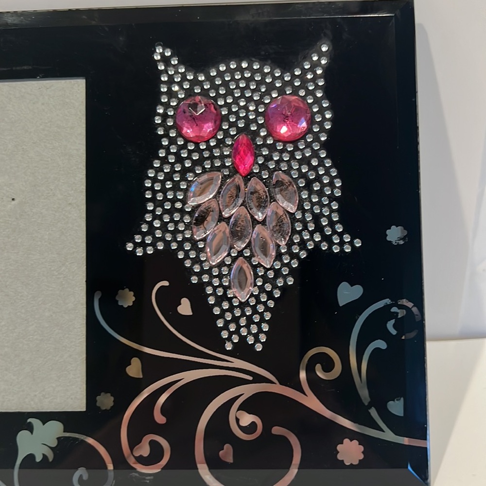 Owl Frame Blinged Out Frame Owl Motif - Picture 2 of 9